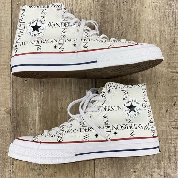 CONVERSE X JW Anderson Logo High-Top Sneakers - Picture 5 of 7
